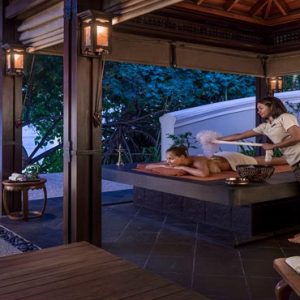Maldives Honeymoon Packages Shangri La’s Villingili Resort And Spa Dine By Design Outdoor Hammam At CHI, The Spa