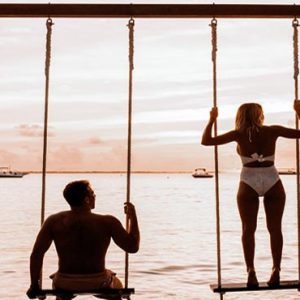 Maldives Honeymoon Packages Shangri La’s Villingili Resort And Spa Overwater Swing For Two