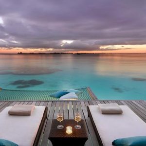 Maldives Honeymoon Packages Shangri La’s Villingili Resort And Spa Sunset Water Villa Views