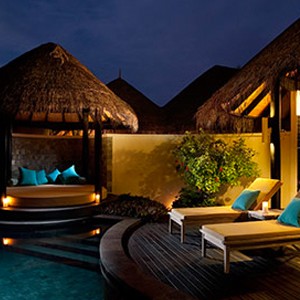 Pool Beach Villa 3 - The sun Sivam Iru Fushi - Luxury Maldives Honeymoons