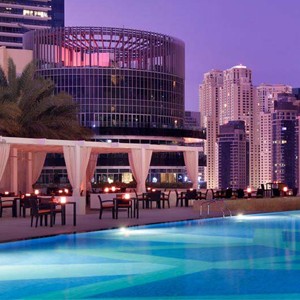 Pool - The Address Dowtown Dubai Marina - Luxury dubai Honeymoons