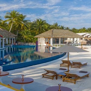 Pool Area Cinnamon Hakuraa Huraa Maldives Honeymoons