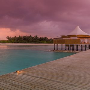 Welcome Pavilion At Sunset Cinnamon Hakuraa Huraa Maldives Honeymoons