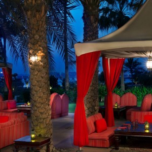 cabanas - the ritz carlton dubai - luxury dubai honeymoon packages