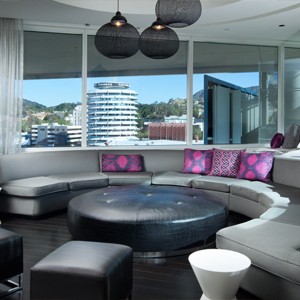 w hotel hollywood - las angles - honeymoon dreams - extreme wow suite