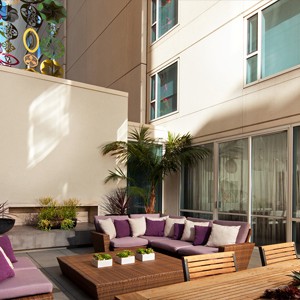 w hotel hollywood - las angles - honeymoon dreams - garden wow suite