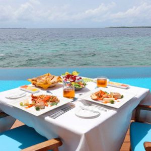 Maldives Honeymoon Packages Furaveri Island Maldives Dining In Villa