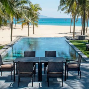 Vietnam Honeymoon Packages Four Seasons Resorts Nam Hai Three Bedroom Ocean View Pool Villa