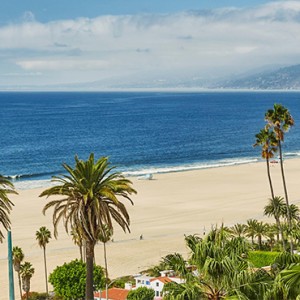 beach 3 - Fairmont Miramar Hotel and Bungalows - luxury los angeles honeymoon packages