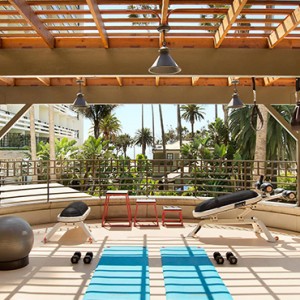 gym 3 - Fairmont Miramar Hotel and Bungalows - luxury los angeles honeymoon packages