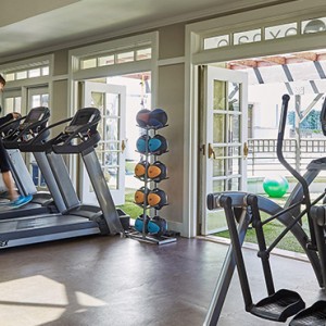 gym - Fairmont Miramar Hotel and Bungalows - luxury los angeles honeymoon packages