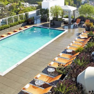 Los Angeles Honeymoon Packages Andaz West Hollywood Rooftop Pool