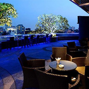 melia hanoi - vietnam honeymoon - rooftop