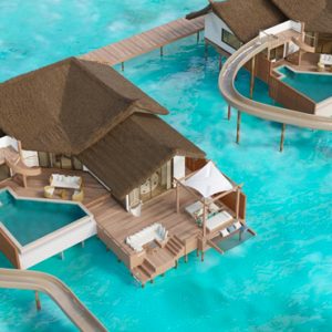 Maldives Honeymoon Packages Jumeirah Vittaveli Maldives Infinity Pool Ocean Villa With Slide
