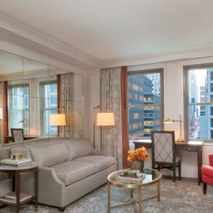One Bedroom Deluxe Suite 2 InterContinental Barclay Hotel New York Luxury New York Honeymoon Packages