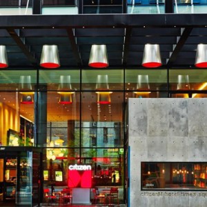 exterior 2 - CitizenM New York Times Square Hotel - Luxury New York Honeymoon Packages