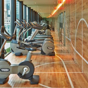 gym- CitizenM New York Times Square Hotel - Luxury New York Honeymoon Packages