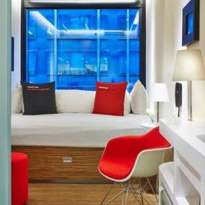 king size room - CitizenM New York Times Square Hotel - Luxury New York Honeymoon Packages
