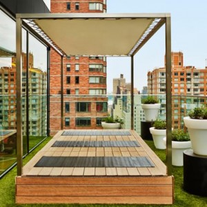 rooftop 3 - CitizenM New York Times Square Hotel - Luxury New York Honeymoon Packages