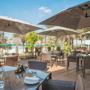 Dubai Honeymoon Packages Hilton Dubai Jumeirah Beach Bice Restaurant Exterior