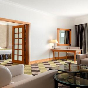 Dubai Honeymoon Packages Hilton Dubai Jumeirah Beach King Panoramic Suite With Sea View Living Room 3
