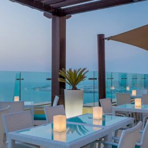 Dubai Honeymoon Packages Hilton Dubai Jumeirah Beach Rooftop Lounge, Bar And Restaurant