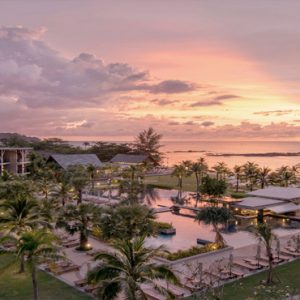 Thailand Honeymoon Packages The Sands Khao Lak By Katathani Pool At Sunset