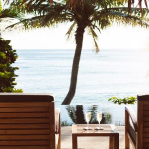 Fiji Honeymoon Packages Tokoriki Island Resort Deckchairs By The Pool