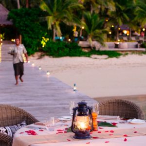 Fiji Honeymoon Packages Tokoriki Island Resort Romantic Dining 2