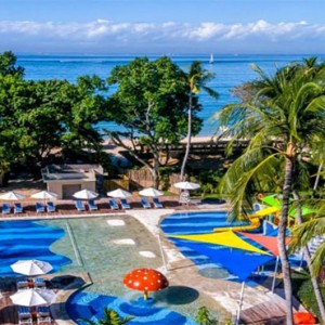 Prama Sanur Beach Bali Resort - Bali Honeymoon packages - splash zone