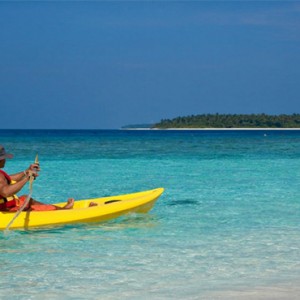 Reethi Beach Resort - Maldives Honeymoon Packages - Canoe Riding