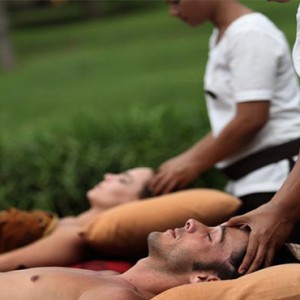 The Ubud Village Resort & Spa - Bali Honeymoon Packages - couple spa massage