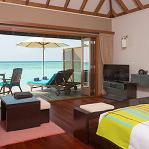 Veligandu Island Resort & Spa Maldives Honeymoon Packages Sunset Jacuzzi Water Villas