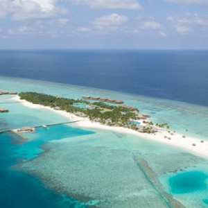 Veligandu Island Resort & Spa - Maldives Honeymoon Packages - aerial view