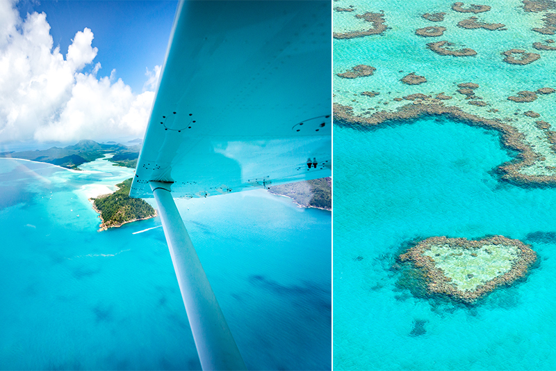 Whitsunday and Great barrier Reef blog - scenic flight