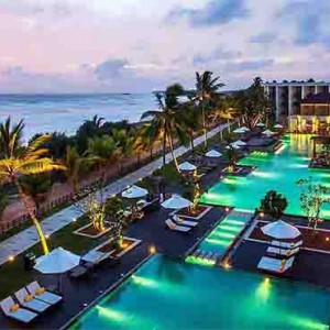 Centara Ceysands Resorts & Spa - Sri Lanka Honeymoon packages - aerial view night