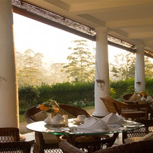 Ceylon Tea Trails - Sri Lanka Honeymoon Packages - dining