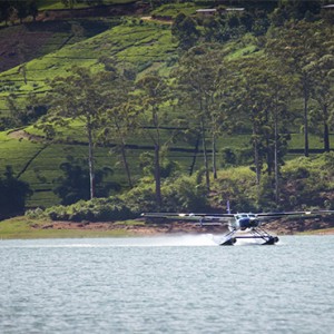 Ceylon Tea Trails - Sri Lanka Honeymoon Packages - seaplane landing