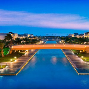 Hard Rock Hotel & Casino Punta Cana - Dominican republic luxury honeymoon packages - Punta canta at dusk