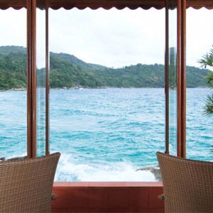 Sea Shell Veranda and Bar - mom tris villa roayle phuket - luxury phuket honeymoons