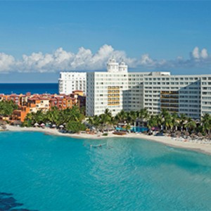 aerial view - Dreams Sands Cancun Resort & Spa - Mexico Luxury honeymoon packages