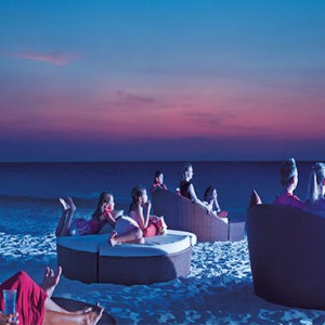 movie night - Dreams Sands Cancun Resort & Spa - Mexico Luxury honeymoon packages