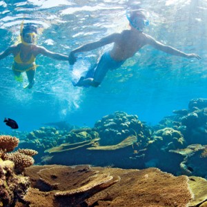 snorkeling - Kanuhura Maldives - Luxury Maldives Honeymoons