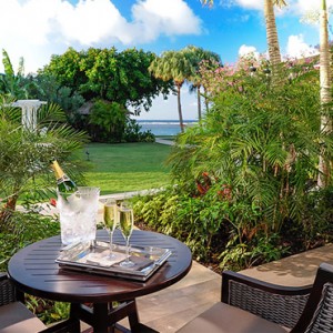 3 Romeo & Juliet Walkout Butler Suite with Patio Tranquility Soaking Tub - Sandals Royal Caribbean - Luxury Jamaica Honeymoons