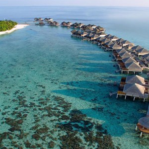Adaaran Prestige Vadoo - Luxury Maldives Honeymoon Packages - aerial view