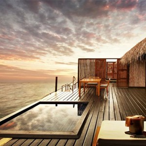 Adaaran Prestige Vadoo - Luxury Maldives Honeymoon Packages - sunset