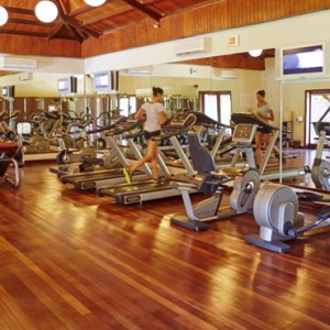 gym - lux le morne mauritius - luxury mauritius honeymoons