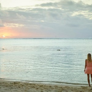 sunset - lux le morne mauritius - luxury mauritius honeymoons