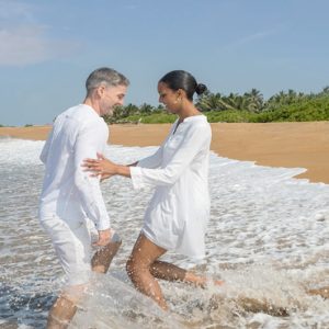Couple At Beach Anantara Kalutara Sri Lanka Honeymoons