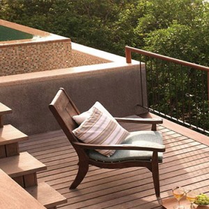 Four Seasons Resort Seychelles - Luxury Seychelles Honeymoon packages - Garden view villa pool deck